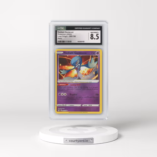 2022 Lost Origin #069/196 Radiant Gardevoir - Holo (CGC 8.5 NM-MT+)