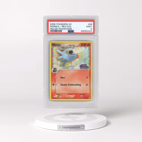 2006 Pokémon EX Holon Phantoms #66 Horsea - Reverse Foil (PSA 9 MINT)