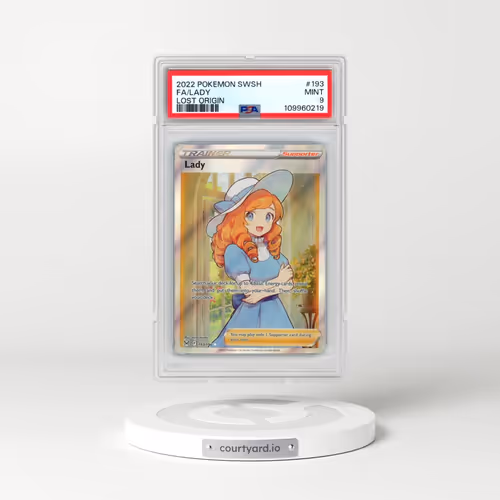 2022 Pokémon Sword & Shield Lost Origin #193 Lady - Full Art (PSA 9 MINT)