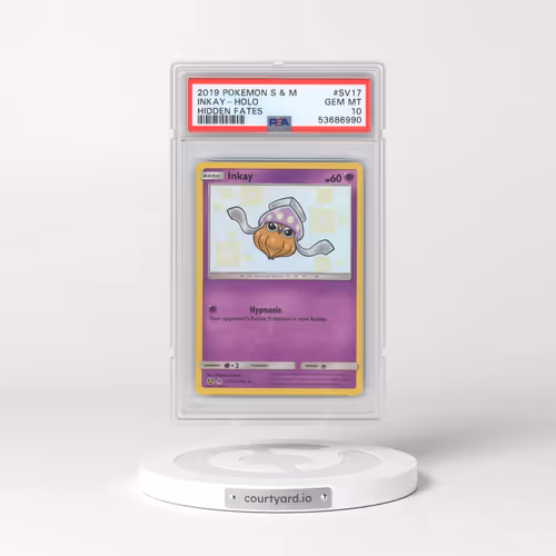 2019 Pokémon Sun & Moon Hidden Fates #SV17 Inkay - Holo (PSA 10 GEM MINT)