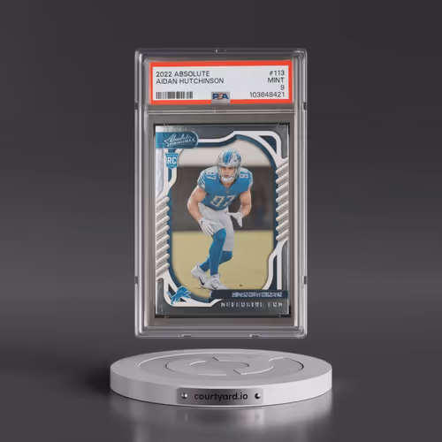2022 Panini Absolute #113 Aidan Hutchinson (PSA 9 MINT)