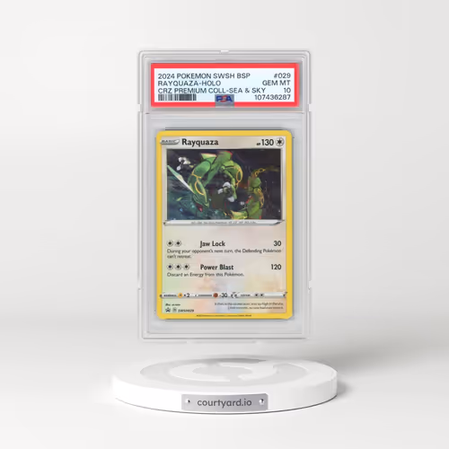 2024 Pokémon Swsh Black Star Promo #029 Rayquaza - Holo Crown Zenith Premium Collection Sea & Sky (P