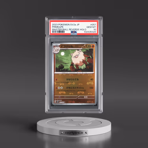 2023 Pokémon Sv2a-Pokemon 151 #057 Primeape - Reverse Holo Master Ball (PSA 10 GEM MINT)