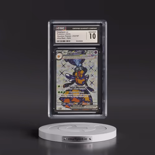 2023 Obsidian Flames - OBF EN #212/197 Vespiquen ex - Ultra Rare Holo (CGC 10 GEM MINT)