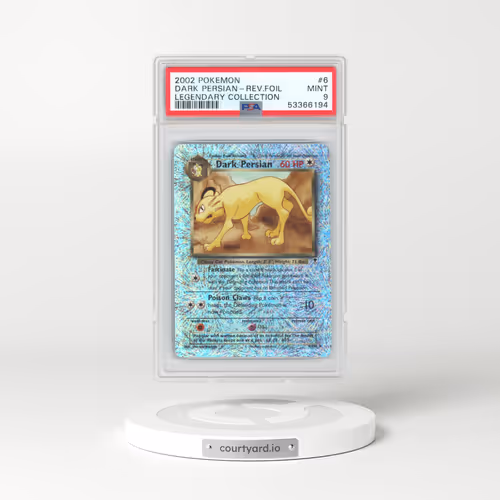 2002 Pokémon Legendary Collection #6 Dark Persian - Reverse Foil (PSA 9 MINT)