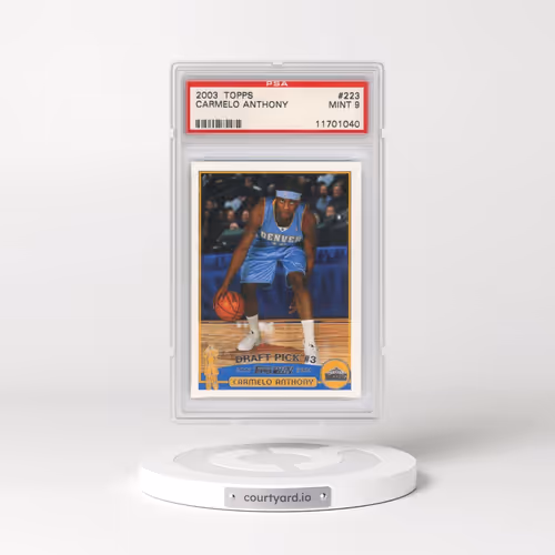 2003 Topps #223 Carmelo Anthony (PSA 9 MINT)