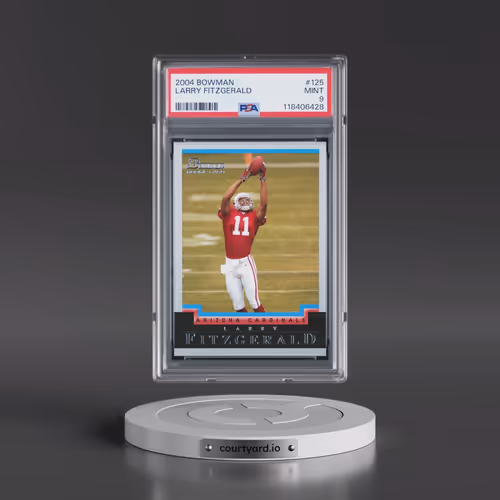 2004 Bowman #125 Larry Fitzgerald (PSA 9 MINT)