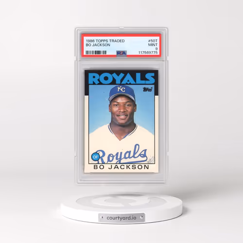 1986 Topps Traded #50T Bo Jackson (PSA 9 MINT)