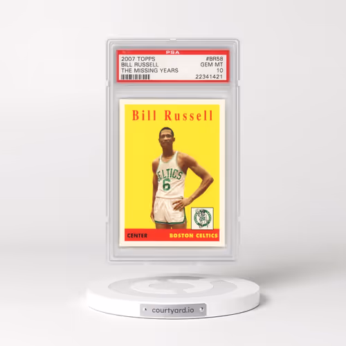 2007 Topps Bill Russel the Missing Years #BR58 Bill Russell (PSA 10 GEM MINT)