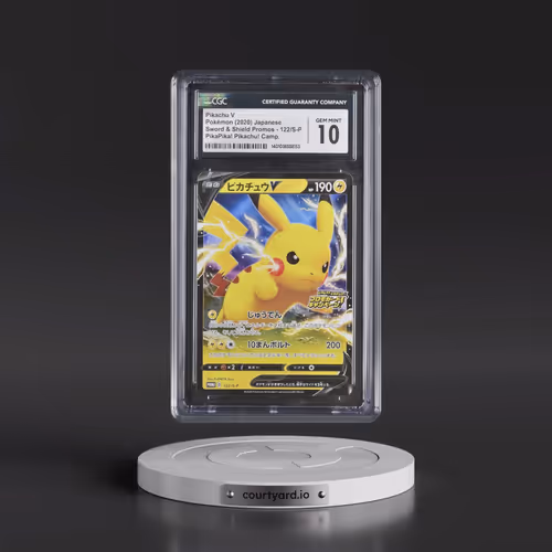 2019 Sword & Shield Promos #122/S-P Pikachu V - Holo PikaPika! Pikachu! Campaign! (CGC 10 GEM MINT)