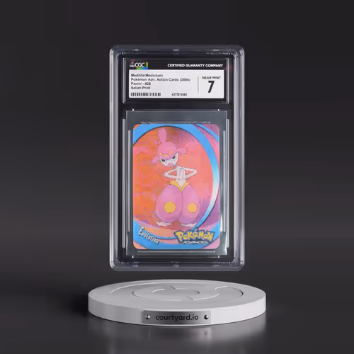 2004 Pokémon Advanced Action Cards (2004 Panini) - English #28 Meditite/Medicham - Italian Print (Pa