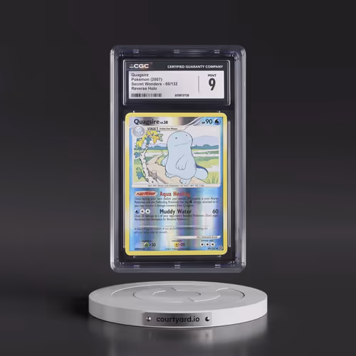2007 Secret Wonders #60/132 Quagsire - Reverse Holo (CGC 9 MINT)