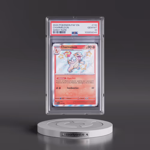 2024 Pokémon Paf EN-Paldean Fates #110 Charmeleon - Shiny Rare (PSA 10 GEM MINT)