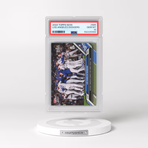 2024 Topps Now #885 Los Angeles Dodgers (PSA 10 GEM MINT)