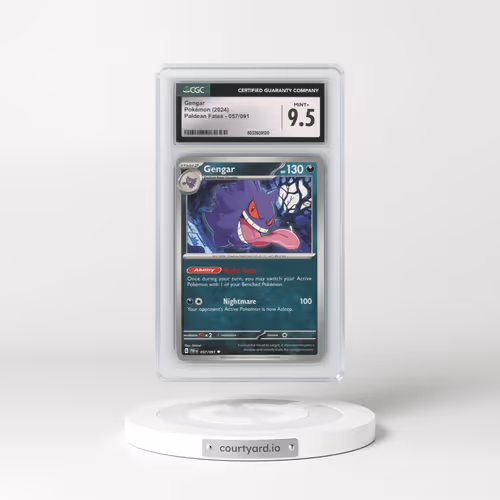 2024 Paldean Fates - PAF EN #057/091 Gengar (CGC 9.5 MINT+)