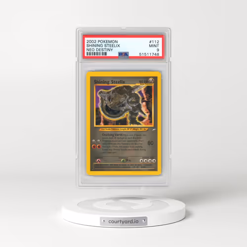 2002 Pokémon Neo Destiny #112 Shining Steelix - Holo (PSA 9 MINT)