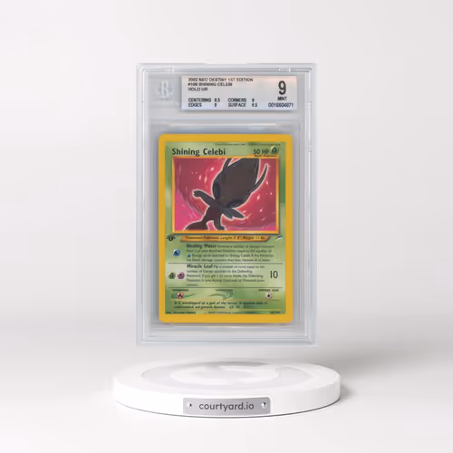 2002 Neo Destiny #106 Shining Celebi - 1st Edition Holo (BGS 9 MINT)