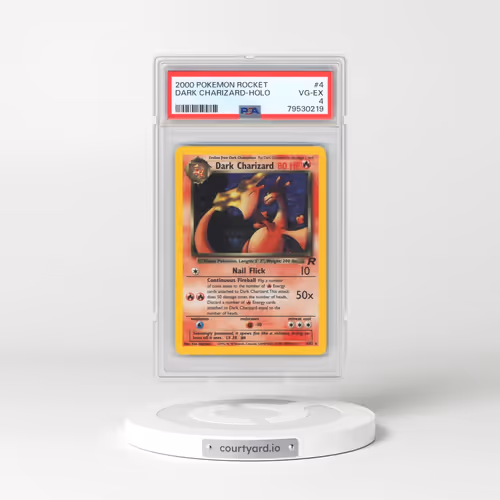 2000 Pokémon Rocket #4 Dark Charizard - Holo (PSA 4 VG-EX)
