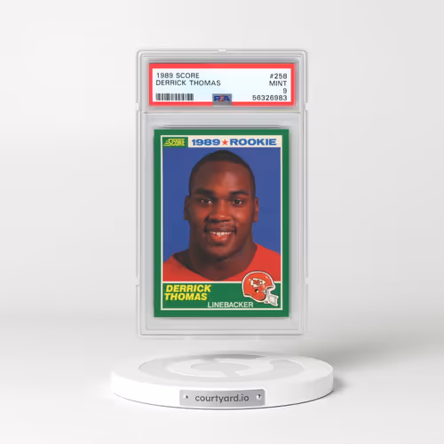 1989 Score #258 Derrick Thomas (PSA 9 MINT)