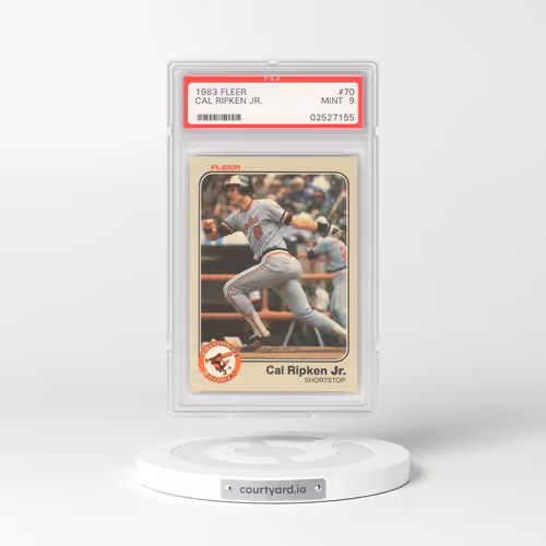 1983 Fleer #70 Cal Ripken Jr. (PSA 9 MINT)