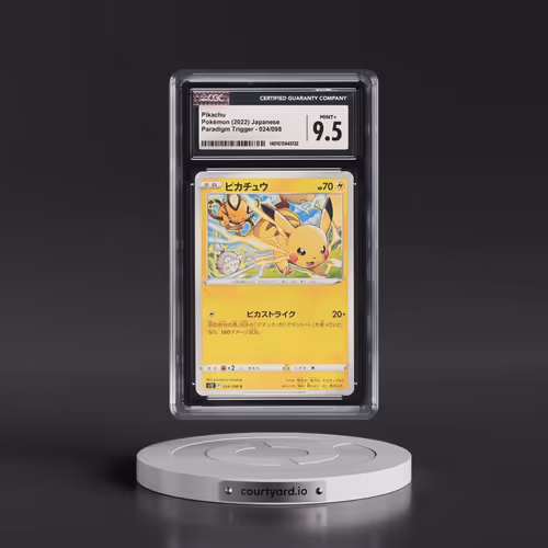 2022 Pokémon Sword & Shield Paradigm Trigger #024 Pikachu (CGC 9.5 MINT+)