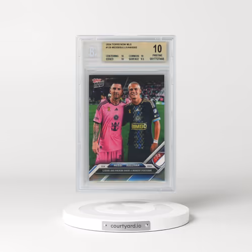 2024 Topps Now MLS #129 Lionel Messi/Cavan Sullivan/5002* (BGS 10 PRISTINE)