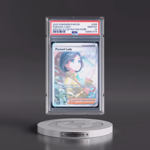 2023 Pokémon Par EN-Paradox Rift #255 Parasol Lady - Special Illustration Rare (PSA 10 GEM MINT)