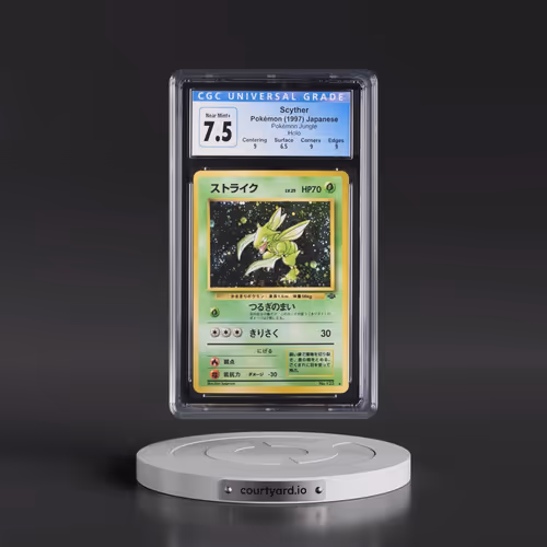 1997 Pokémon Jungle Scyther - Holo (CGC 7.5 NM+)