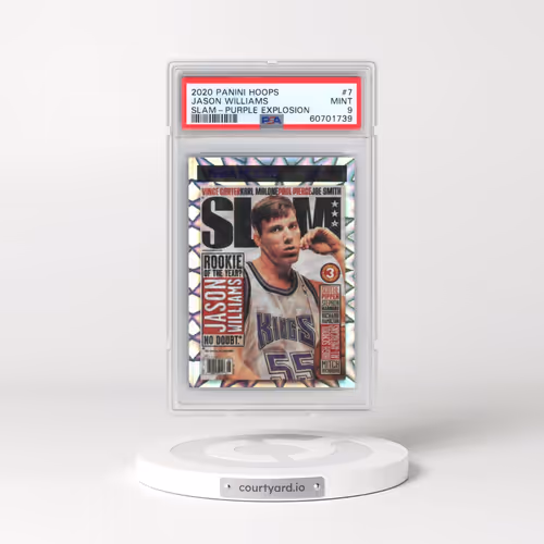2020 Panini Hoops Slam #7 Jason Williams - Purple Explosion (PSA 9 MINT)