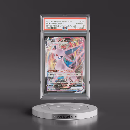 2021 Pokémon Sword & Shield Eevee Heroes Vmax Special Set #004 Espeon Vmax - Full Art (PSA 10 GEM MINT)