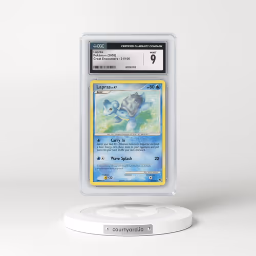 2008 Great Encounters #21/106 Lapras (CGC 9 MINT)