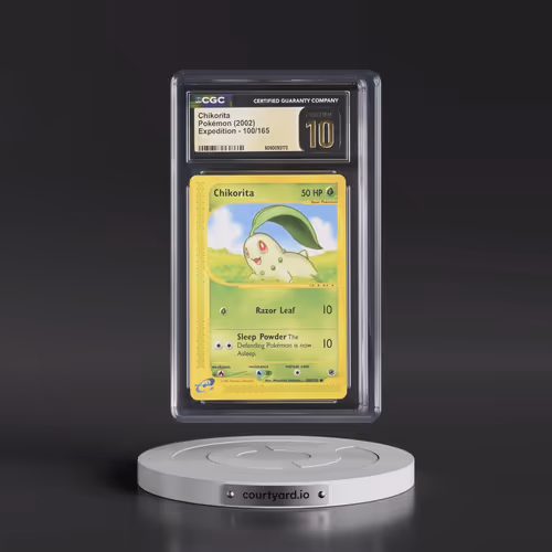 2002 Expedition #100/165 Chikorita (CGC 10 PRISTINE)
