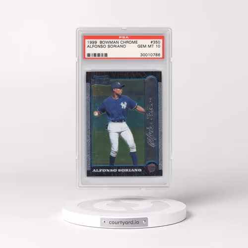 1999 Bowman Chrome #350 Alfonso Soriano (PSA 10 GEM MINT)