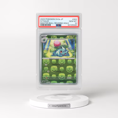 2023 Japanese Pokémon Card 151 #002 Ivysaur - Reverse Holo Master Ball (PSA 10 GEM MINT)