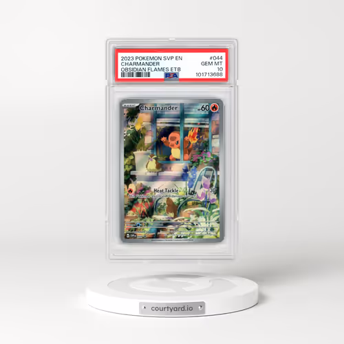 2023 Pokémon Svp EN-SV Black Star Promo #044 Charmander - Obsidian Flames Elite Trainer Box (PSA 10 GEM MINT)