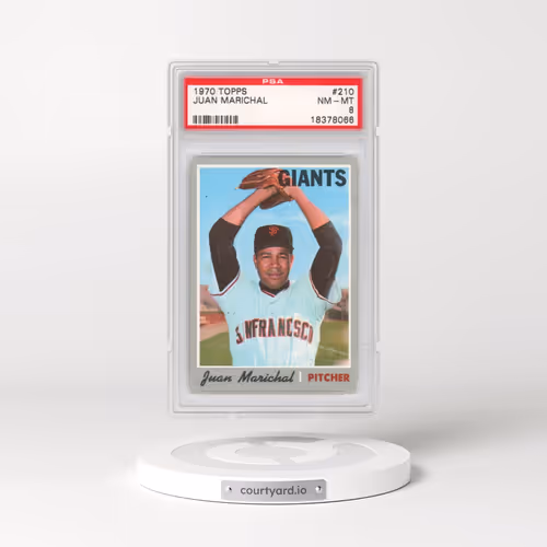 1970 Topps #210 Juan Marichal (PSA 8 NM-MT)