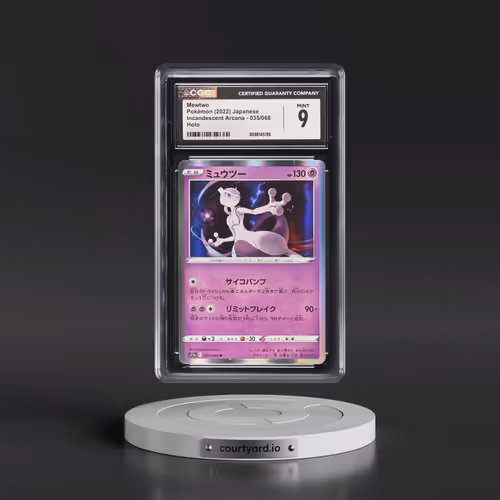 2022 Incandescent Arcana #035/068 Mewtwo - Holo (CGC 9 MINT)