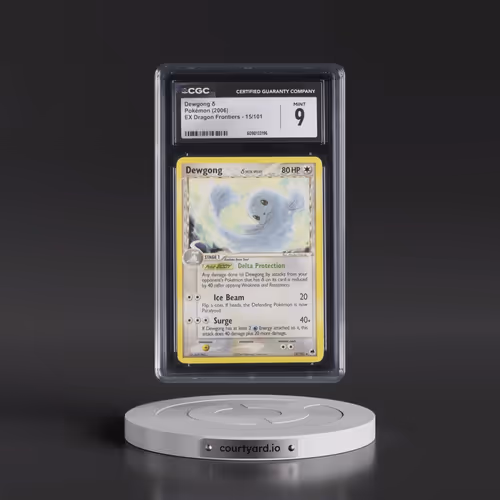 2006 EX Dragon Frontiers #15/101 Dewgong δ (CGC 9 MINT)