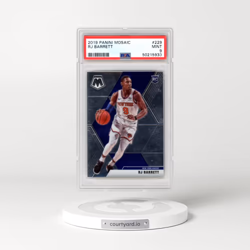 2019 Panini Mosaic #229 RJ Barrett (PSA 9 MINT)