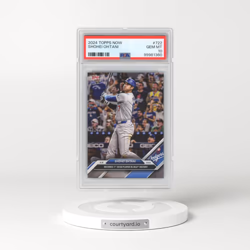 2024 Topps Now #722 Shohei Ohtani (PSA 10 GEM MINT)