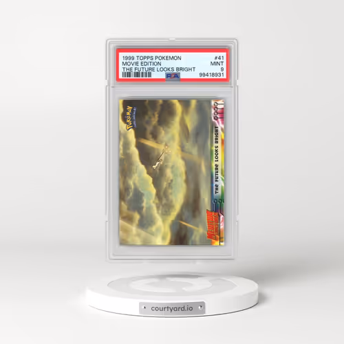 1999 Topps Pokémon the Movie Edt #41 Movie Edition - The Future Looks Bright (PSA 9 MINT)