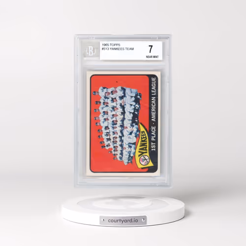 1965 Topps #513 Yankees Team (BGS 7 NM)