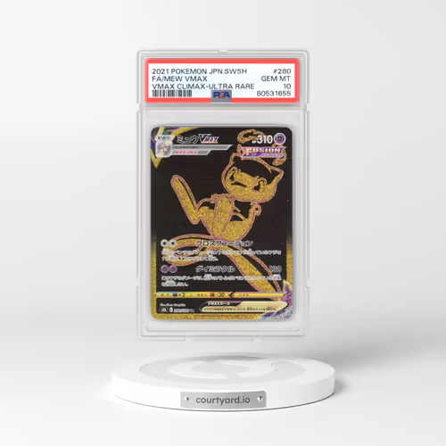 2021 VMAX Climax #280 Mew VMAX - Holo Ultra Rare (PSA 10 GEM MINT)