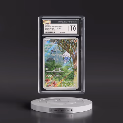 2024 Stellar Miracle #111/102 Meditite - Art Rare Holo (CGC 10 GEM MINT)