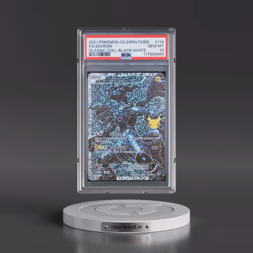 2021 Pokémon Celebrations Classic Collection #114 Zekrom - Full Art (PSA 10 GEM MINT)