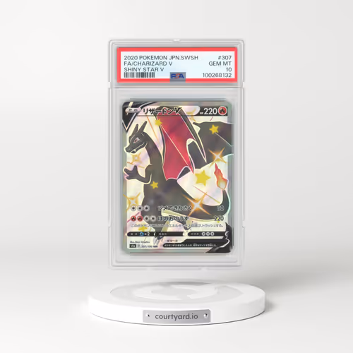 2020 Pokémon Sword & Shield Shiny Star V #307 Charizard V - Holo Full Art (PSA 10 GEM MINT)