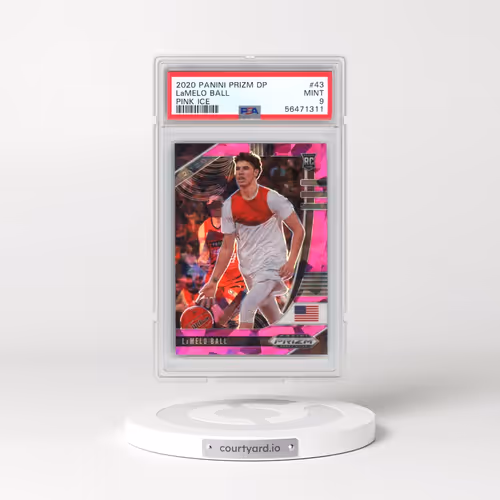 2020 Panini Prizm Draft Picks #43 LaMelo Ball - Pink Ice (PSA 9 MINT)