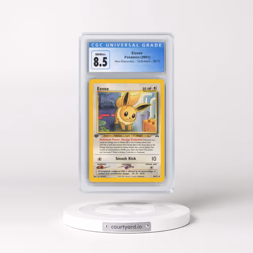 2001 Neo Discovery #38/75 Eevee - 1st Edition (CGC 8.5 NM-MT+)