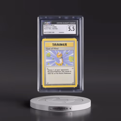 1999 Base Set #93/102 Gust of Wind (CGC 5.5 EX+)