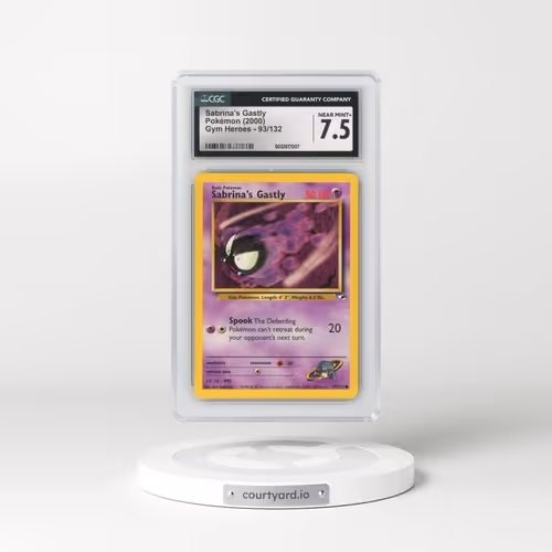 2000 Gym Heroes #93/132 Sabrina's Gastly (CGC 7.5 NM+)